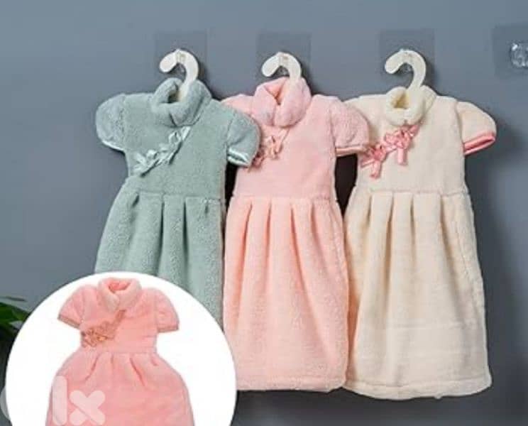 cute dress kitchen towel 0