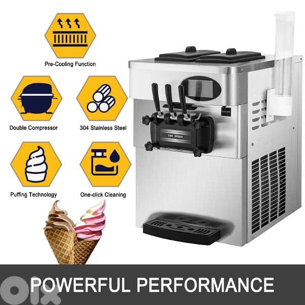 ICE CREAM MACHINE HIGH QUALITY VEVOR 8