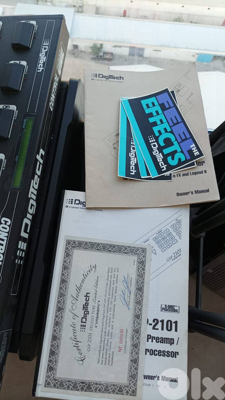 Digitech GSP2101 Guitar Processor Limited Edition Artist Edition 4