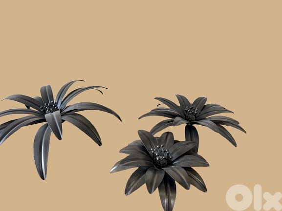 Metallic Bloom Decorative Set 1