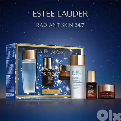 Estée Lauder Radiant Skin Set, Luxury 24/7 Anti-Aging & Hydration