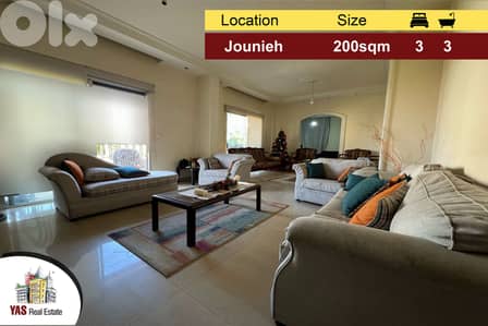 Jounieh 200m2 | Decorated | Flat | Quiet Street | High End | EH |