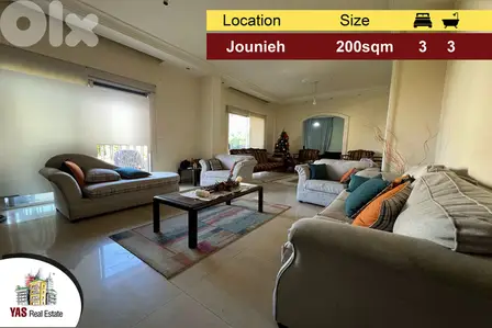 Jounieh 200m2 | Decorated | Flat | Quiet Street | High End | EH |