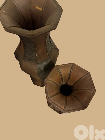 Pair of Embossed Decorative Vases 2