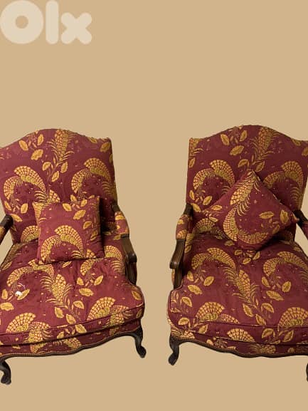 Pair of Vintage Armchairs 1