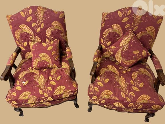 Pair of Vintage Armchairs 0