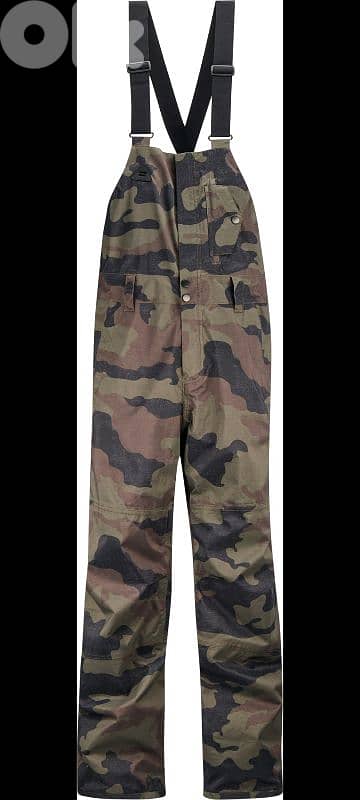 Billabong Camo Ski Bib Pants (Ski / Snowboard) 4