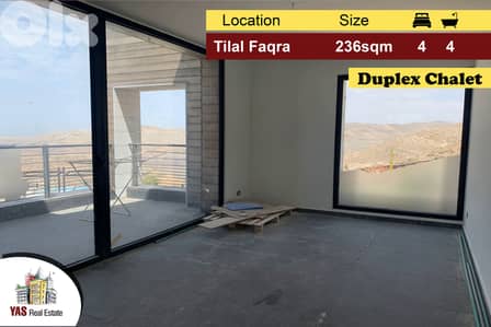 Tilal Faqra 236m2 | Duplex Chalet | Brand New | Quiet Street | PA |