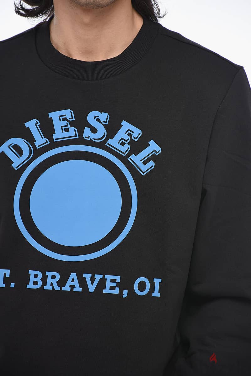 Diesel Sweater Blue Logo size M 3