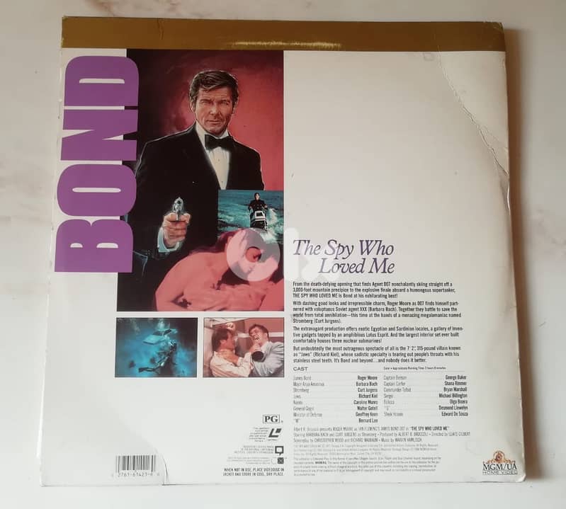 James Bond 007  3 movies set on Laserdiscs 5