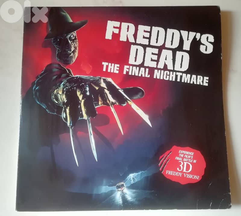 Freddy's dead the final nightmare laserdisc in 3D including original 0