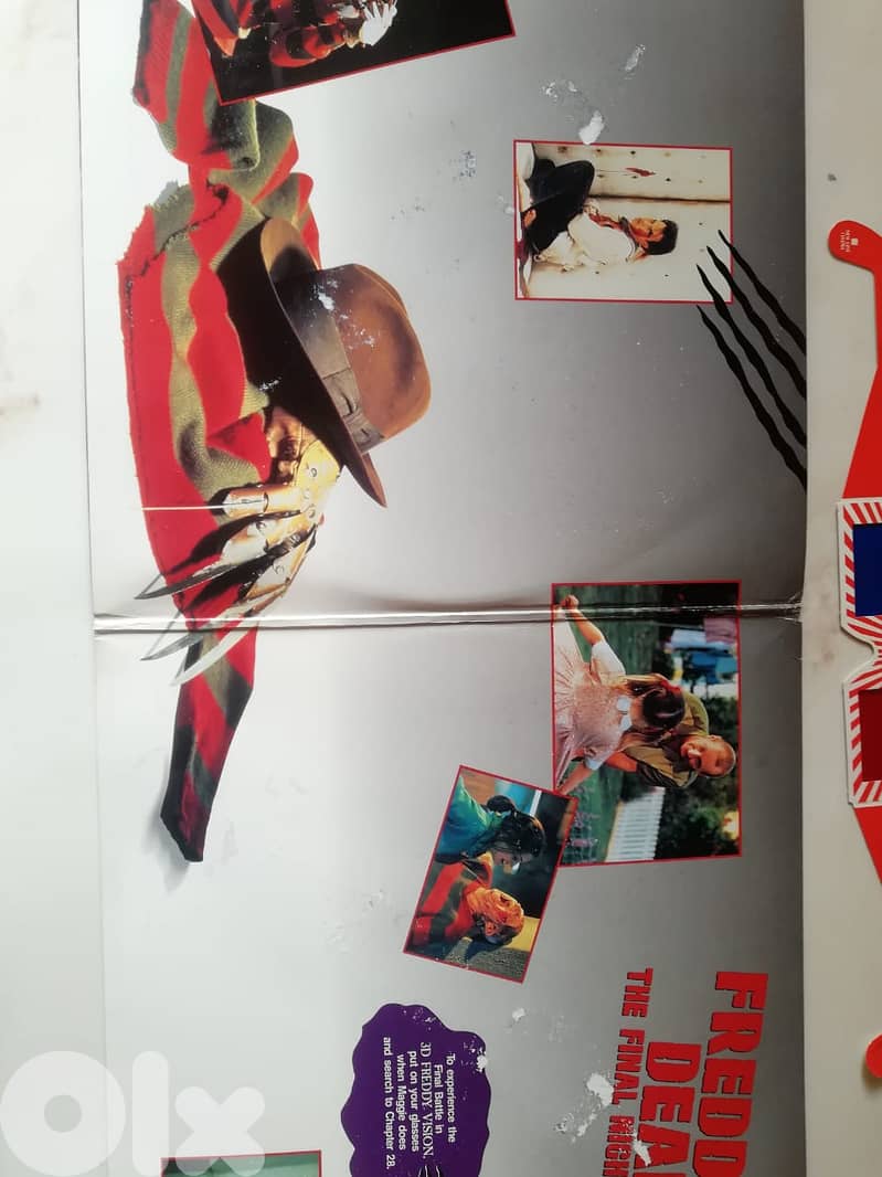Freddy's dead the final nightmare laserdisc in 3D including original 1