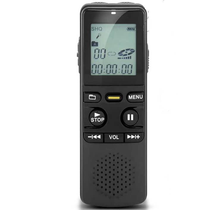 Coby Digital Voice Recorder 8GB Audio Sound Recorder MP3 Player 0
