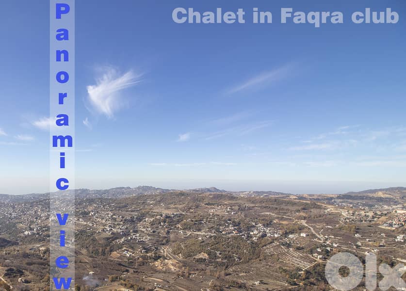 Panoramic view with Garden in Faqra Club 0