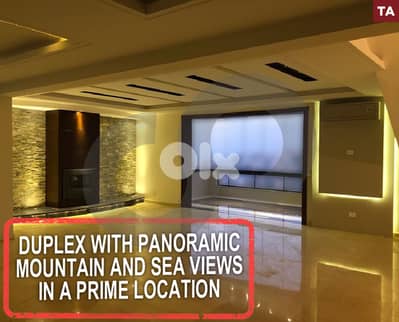 Duplex-Mountain Sea Views-Prime Location-Antelias/انطلياس REF#TA115557