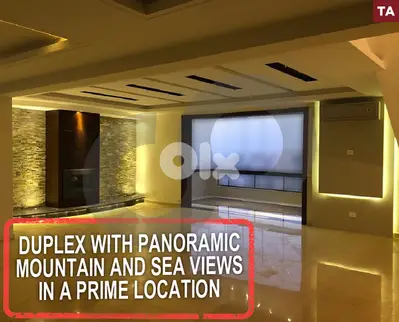 Duplex-Mountain Sea Views-Prime Location-Antelias/انطلياس REF#TA115557