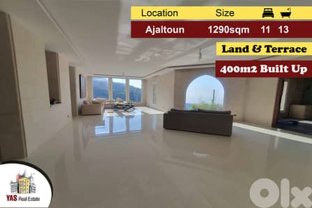 Ajaltoun 1290m2 | 400m2 Bulit up | Terraces & Garden | Luxury | KH | Ajaltoun 1290m2 | 400m2 Bulit up | Terraces & Garden | Luxury | KH |