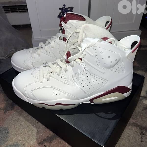 Air Jordan 6 retro maroon OG size 46 deadstock 1