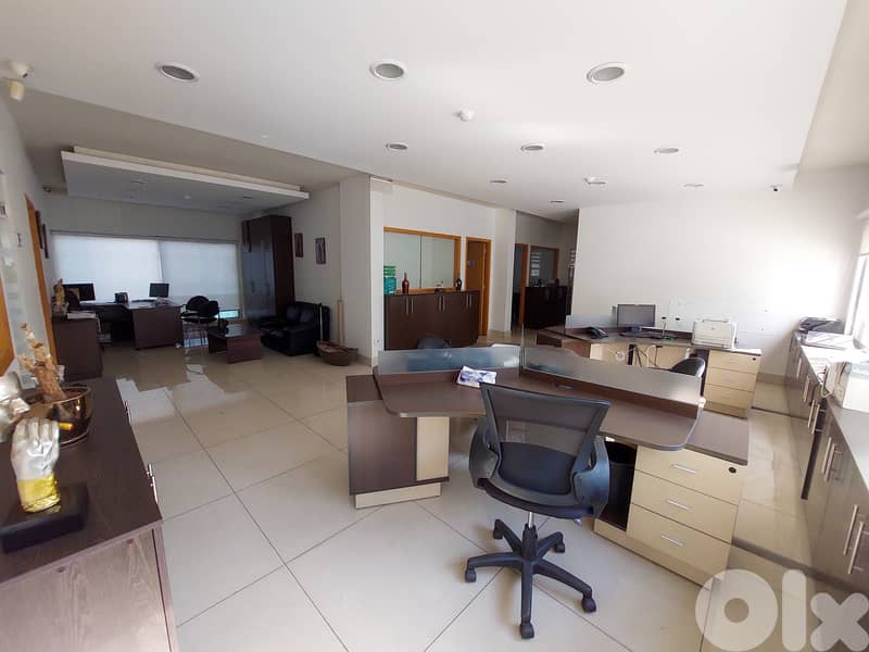 320 SQM Fully Furnished Prime Location Office in Zalka, Metn 0