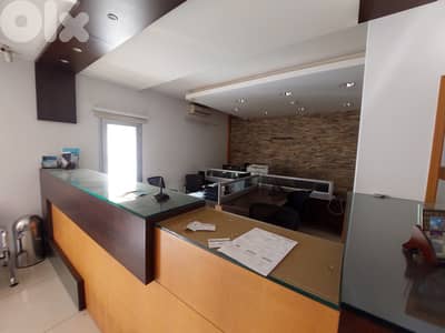 320 SQM Fully Furnished Prime Location Office in Zalka, Metn