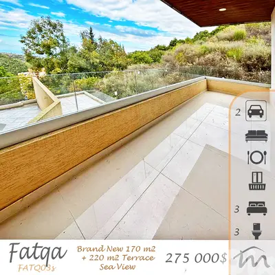 Fatka | 50,000$ DOWNPAYMENT , 5 YEARS PAYMENT FACILITIES | Brand New