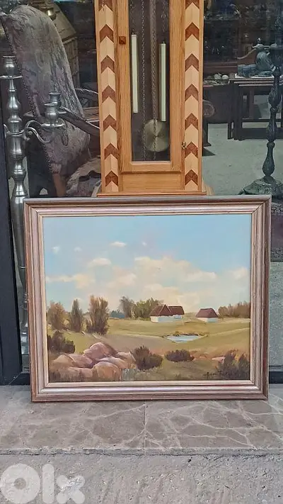 لوحة رسم زيتي اوروبية