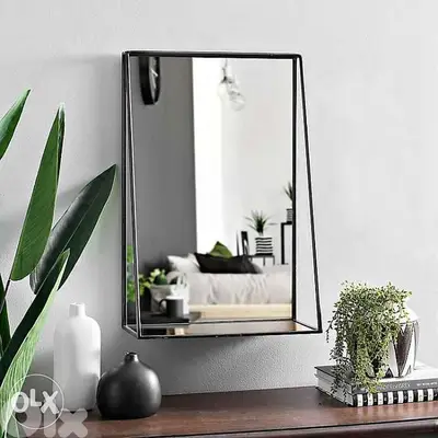 Metal wall industrial mirror مراية حيط حديد صناعي