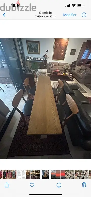 Bar with 4 chairs