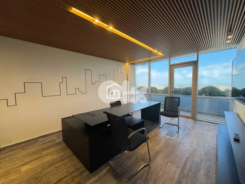 300 Sqm - Furnished Office For Rent in Sin El Fil 0