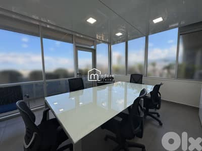 300 Sqm - Furnished Office For Rent in Sin El Fil