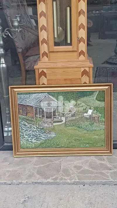 لوحة رسم زيتي اوروبية