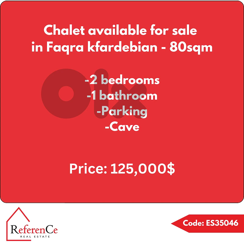 Chalet for sale in Faqra شاليه للبيع في فقرا