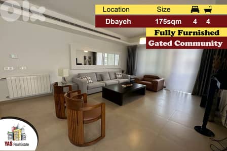 Dbayeh/Waterfront 175m2 | View Brand New | Gated | Furnished | MJ