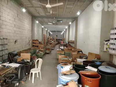 170 SQM Industrial Warehouse/Shop in Naher El Mot, Metn