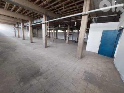 800 SQM Industrial Warehouse + Land in Zalka, Metn