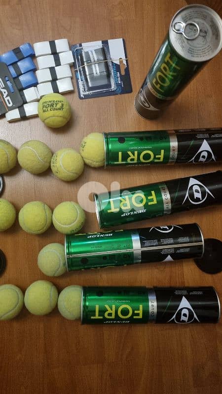 tennis  balls +grips+shock absorption bargain price 7