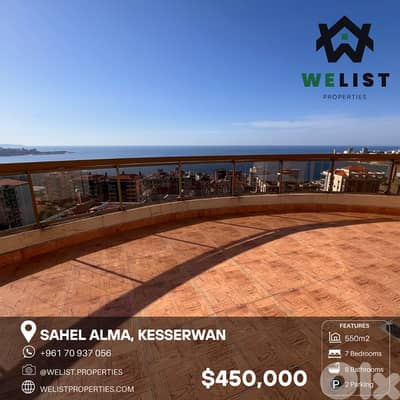 550sqm Duplex Apartment for sale in Sahel Alma