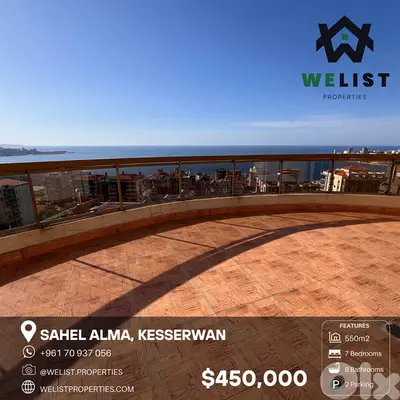 550sqm Duplex Apartment for sale in Sahel Alma