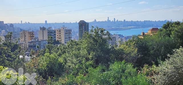 Land for sale in Rabieh/ Great location/ View