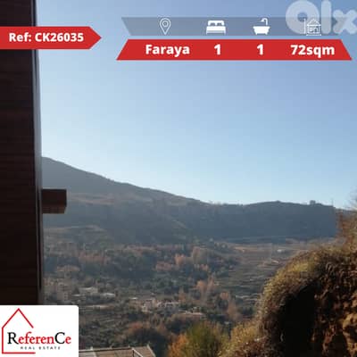 Chalet for sale in Faraya شاليه للبيع في فاريا