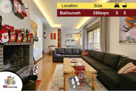 Ballouneh 350m2 | High end | Brand new |