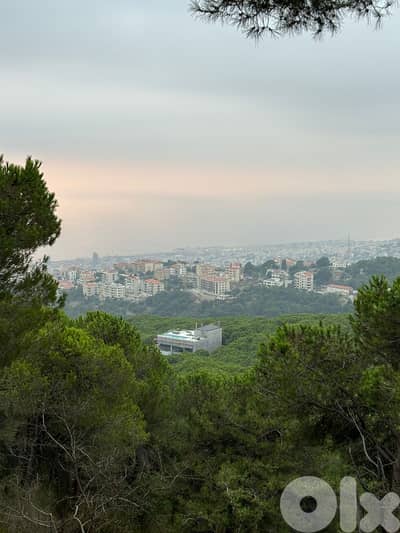 Land for sale in Broumana/  Seaview & Beirut View