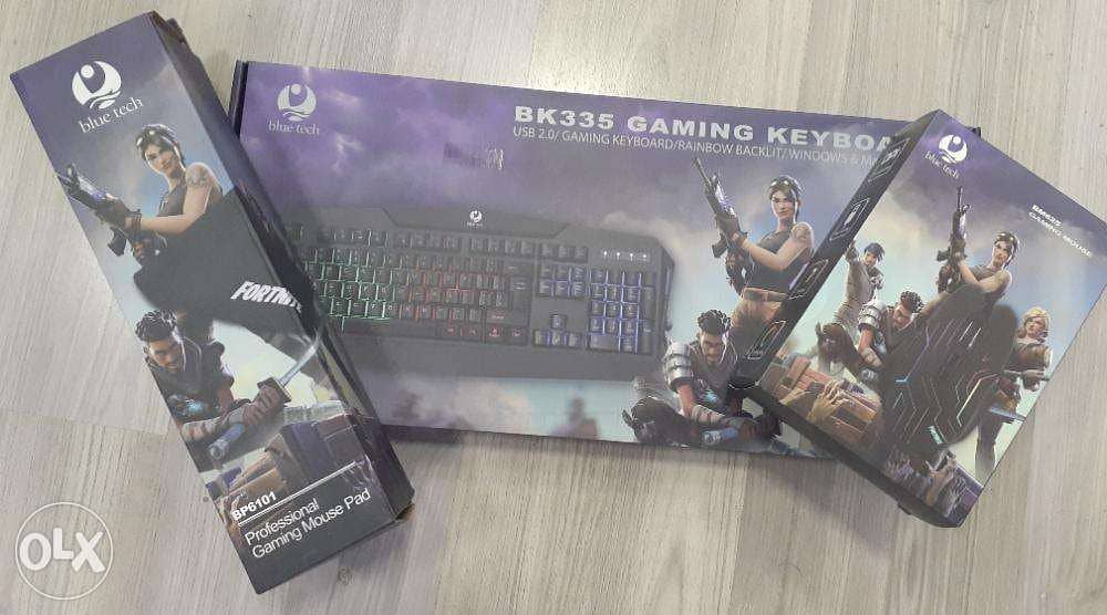 Bluetech keyboard + mouse + mousepad 0