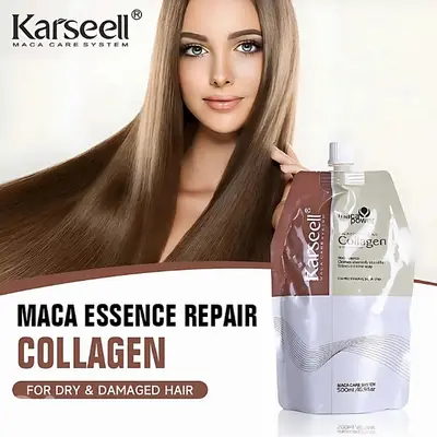 Karseell Hair Treatment Cream | Collagen Mask for Damaged Hair, 500ml