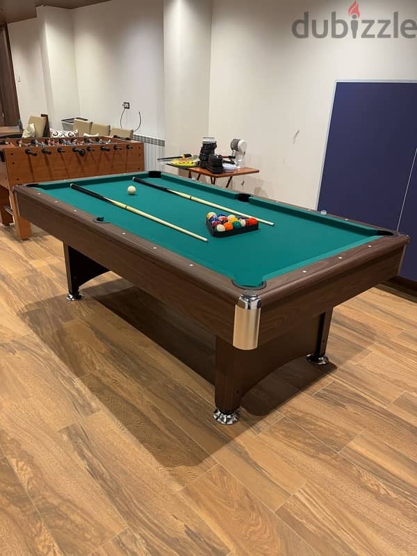 billiard table 7.2 ft mdf wood surface pool table 1