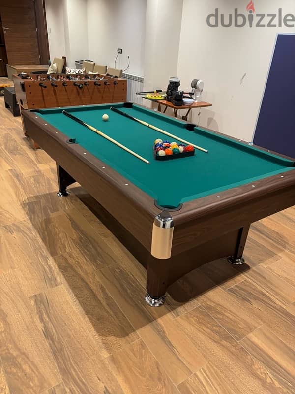 billiard table 7.2 ft mdf wood surface pool table 2