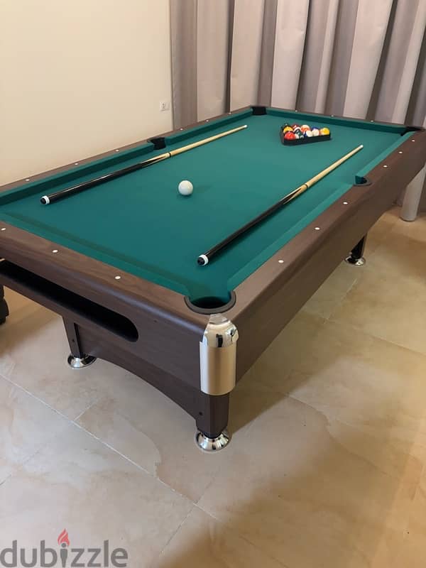 billiard table 7.2 ft mdf wood surface pool table 3