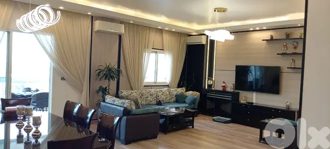 FULLY FURNISHED APARTMENT IN BAABDA PRIME (270Sq)+SEA VIEW, (BA-421)