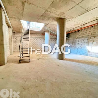 514 SQM Corner Shop for Rent in Downtown with Terrace