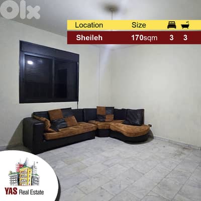 Sheileh 170m2 | Well Maintained | Prime Location | Open View | TO |